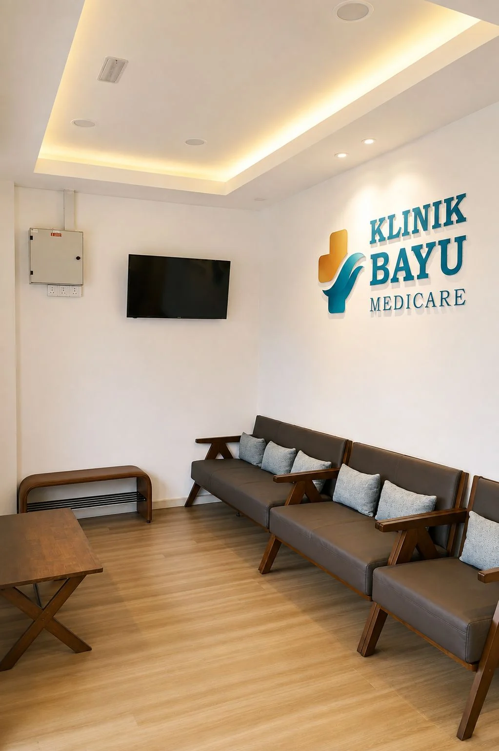 Ruang menunggu Klinik Bayu Medicare